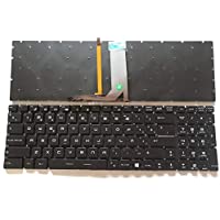 Los mejores  - Español Teclado RGB colorido retroiluminado para MSI MS-16H5 MS-16H4 MS-16J6 MS-16K2 MS-16L2 MS-16JB MS-179B MS-1796 MS…
